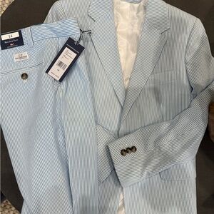 Vineyard Vines Blue Striped Men's Suit